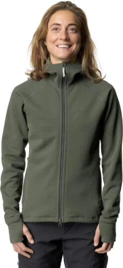 Houdini Mono Air Houdi Fleece Jas Dames, Groen