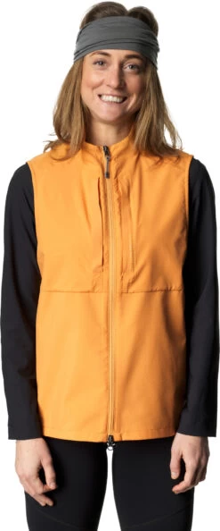 Houdini Pace Hybride Vest Dames, Oranje