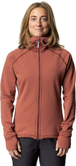 Houdini Power Houdi Jas Dames, Rood