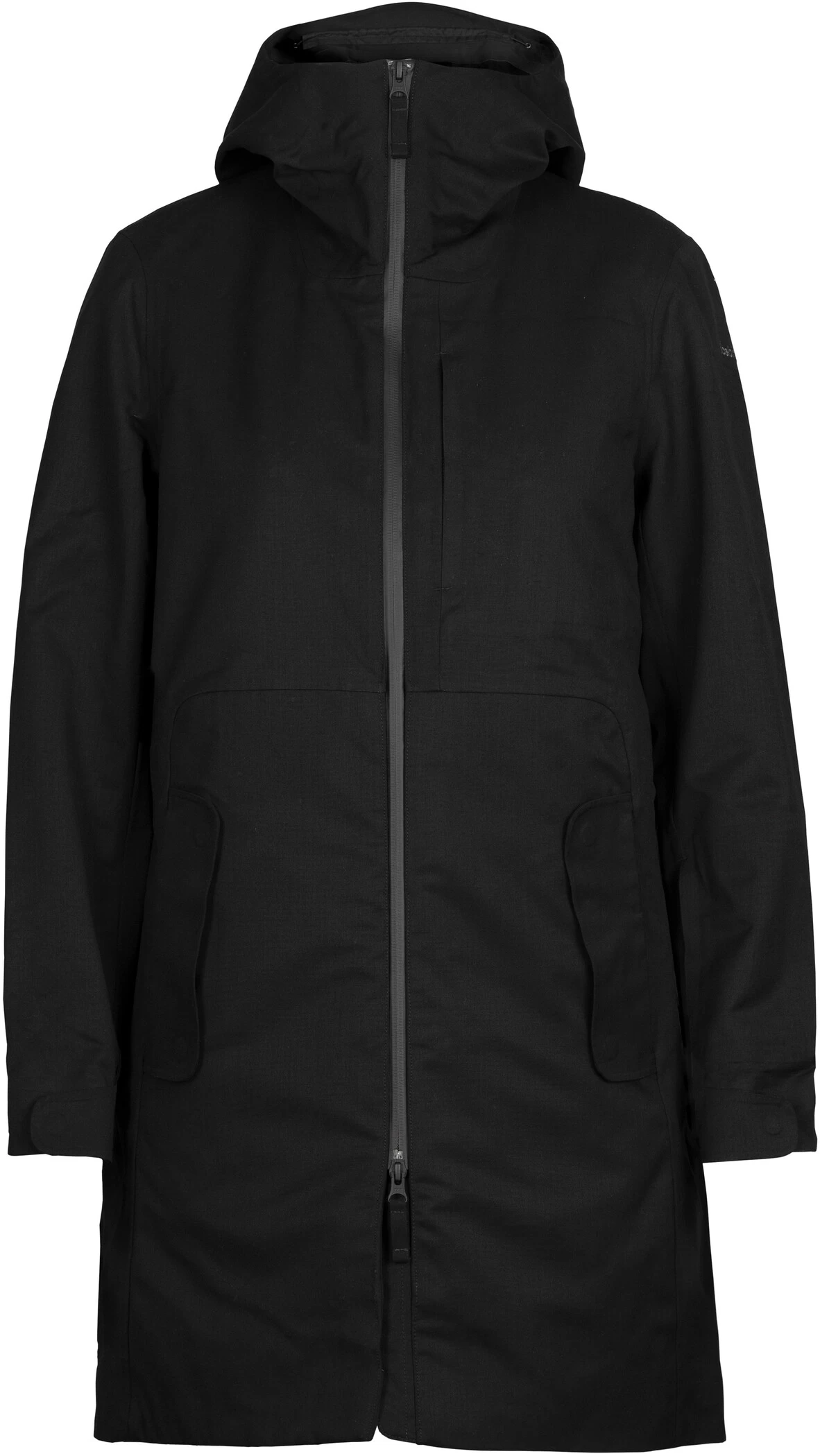 Icebreaker ICL Shell+ 4-in-1 Parka Dames, Zwart 3 Icebreaker ICL Shell+ 4-in-1 Parka Dames, Zwart