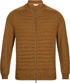 Icebreaker ICL ZoneKnit Geïsoleerde Gebreide Bomber Heren, Bruin