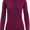 Icebreaker Quantum III LS Zip Jacket Dames, Violet 1 Icebreaker Quantum III LS Zip Jacket Dames, Violet -Winter Mode Winkel icebreaker quantum iii ls zip jacket women go berry 1