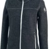 Ivanhoe Of Sweden Beata Jack Doorlopende Rits Dames, Zwart -Winter Mode Winkel ivanhoe of sweden beata full zip jacket women graphite marl 1