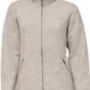 Ivanhoe Of Sweden Bella Jack Doorlopende Rits Dames, Beige -Winter Mode Winkel ivanhoe of sweden bella full zip jacket women sand 1