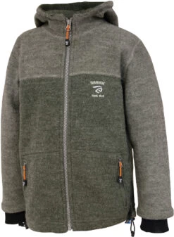 Ivanhoe Of Sweden Block Hooded Jacket Kinderen, Olijf