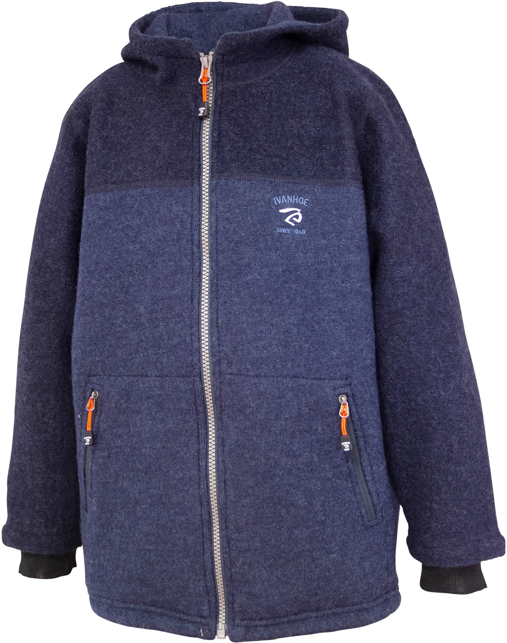 Ivanhoe Of Sweden Block Hooded Jacket Kinderen, Blauw 3 Ivanhoe Of Sweden Block Hooded Jacket Kinderen, Blauw