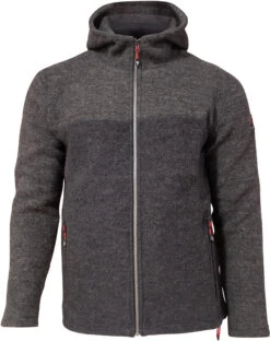 Ivanhoe Of Sweden Joel Jas Met Doorlopende Rits Heren, Grijs