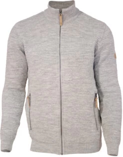 Ivanhoe Of Sweden Morel Jas Met Rits Heren, Grijs
