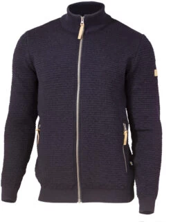 Ivanhoe Of Sweden Morel Jas Met Rits Heren, Blauw