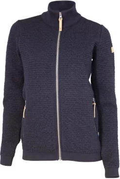 Ivanhoe Of Sweden Morel Jas Met Rits Dames, Blauw