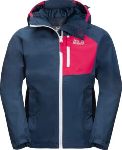 Jack Wolfskin Active Hike Jas Kinderen, Blauw