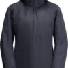 Jack Wolfskin Bergland 3in1 Jas Dames, Grijs -Winter Mode Winkel jack wolfskin bergland 3in1 jacket women graphite 1