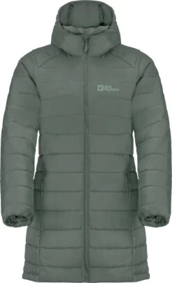 Jack Wolfskin Bergland Geïsoleerde Jas Dames, Groen