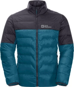Jack Wolfskin Dna Tundra Donsjack Heren, Blauw
