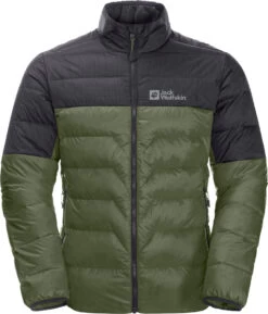 Jack Wolfskin Dna Tundra Donsjack Heren, Groen/grijs