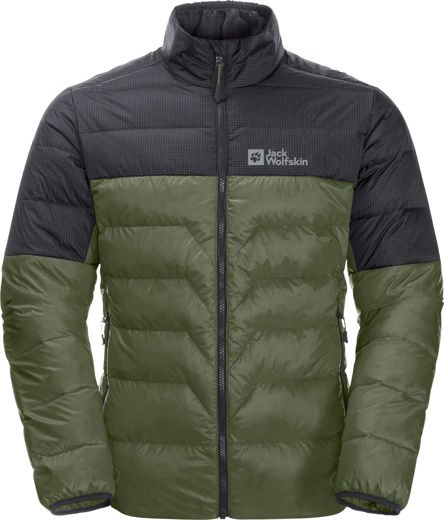 Jack Wolfskin Dna Tundra Donsjack Heren, Groen/grijs 3 Jack Wolfskin Dna Tundra Donsjack Heren, Groen/grijs