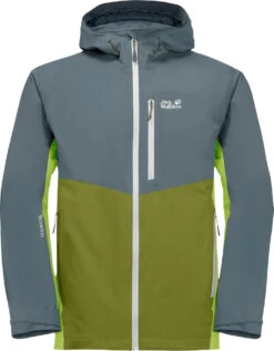 Jack Wolfskin Eagle Peak Jas Heren, Grijs/groen