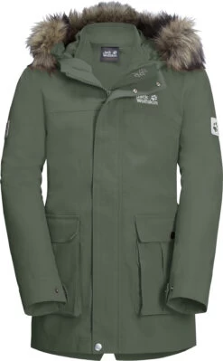 Jack Wolfskin Elk Island 3in1 Parka Jongens, Groen