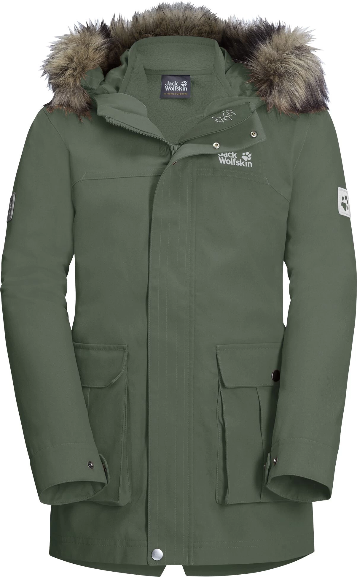 Jack Wolfskin Elk Island 3in1 Parka Jongens, Groen 3 Jack Wolfskin Elk Island 3in1 Parka Jongens, Groen