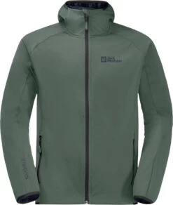 Jack Wolfskin Feldberg Hoody Heren, Groen