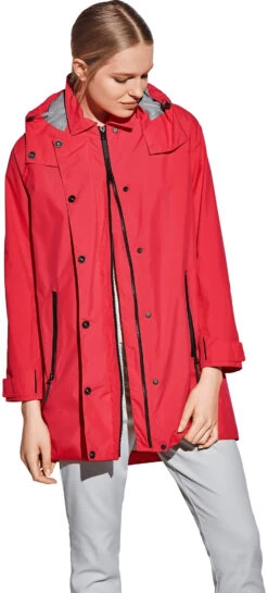 Jack Wolfskin Fez Jas Dames, Rood