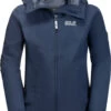 Jack Wolfskin Flaze Jas Kinderen, Blauw