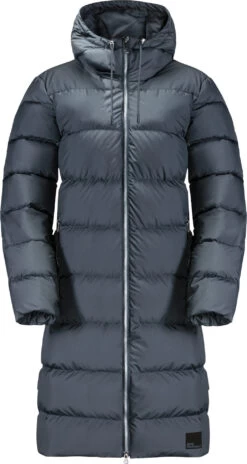 Jack Wolfskin Frozen Palace Jas Dames, Grijs/blauw