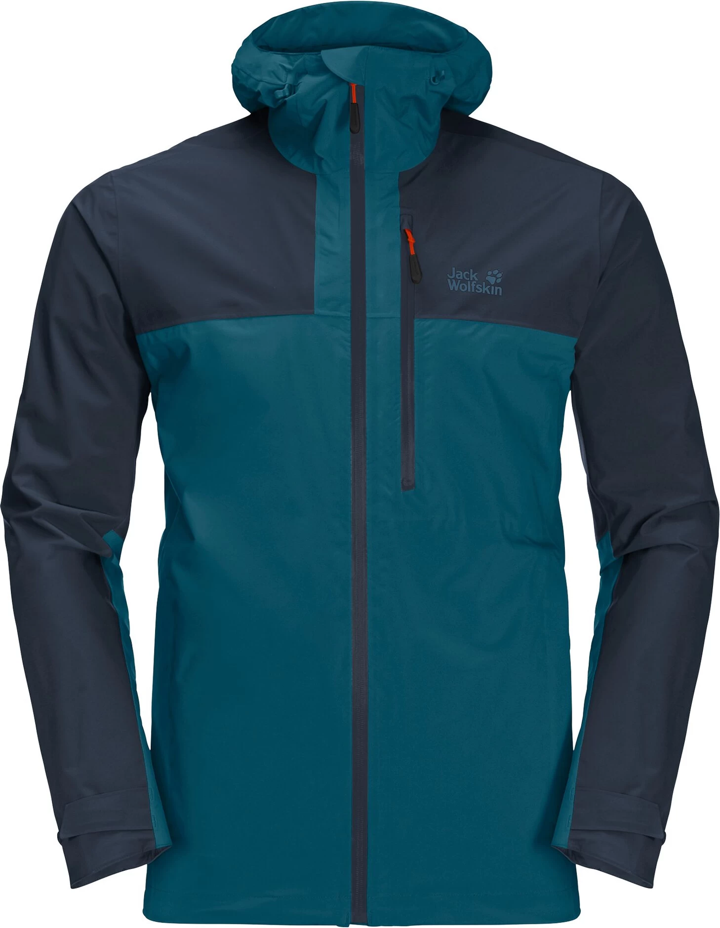 Jack Wolfskin Go Hike Jas Heren, Blauw 3 Jack Wolfskin Go Hike Jas Heren, Blauw