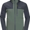 Jack Wolfskin Go Hike Jas Heren, Groen/grijs -Winter Mode Winkel jack wolfskin go hike jacket men hedge green 1