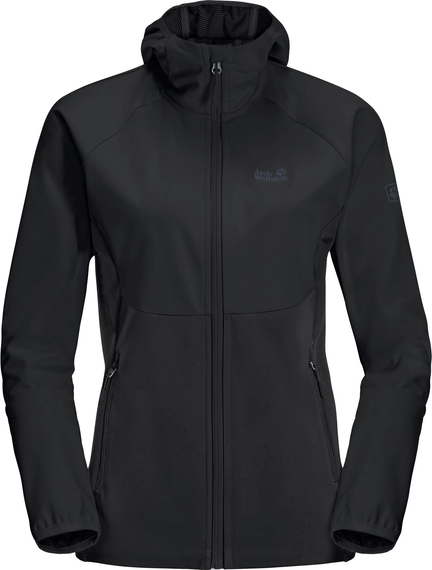 Jack Wolfskin Go Hike Softshell Jas Dames, Zwart 3 Jack Wolfskin Go Hike Softshell Jas Dames, Zwart