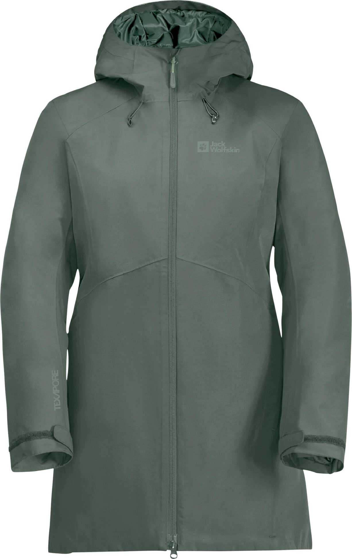 Jack Wolfskin Heidelstein Geïsoleerde Jas Dames, Groen 3 Jack Wolfskin Heidelstein Geïsoleerde Jas Dames, Groen