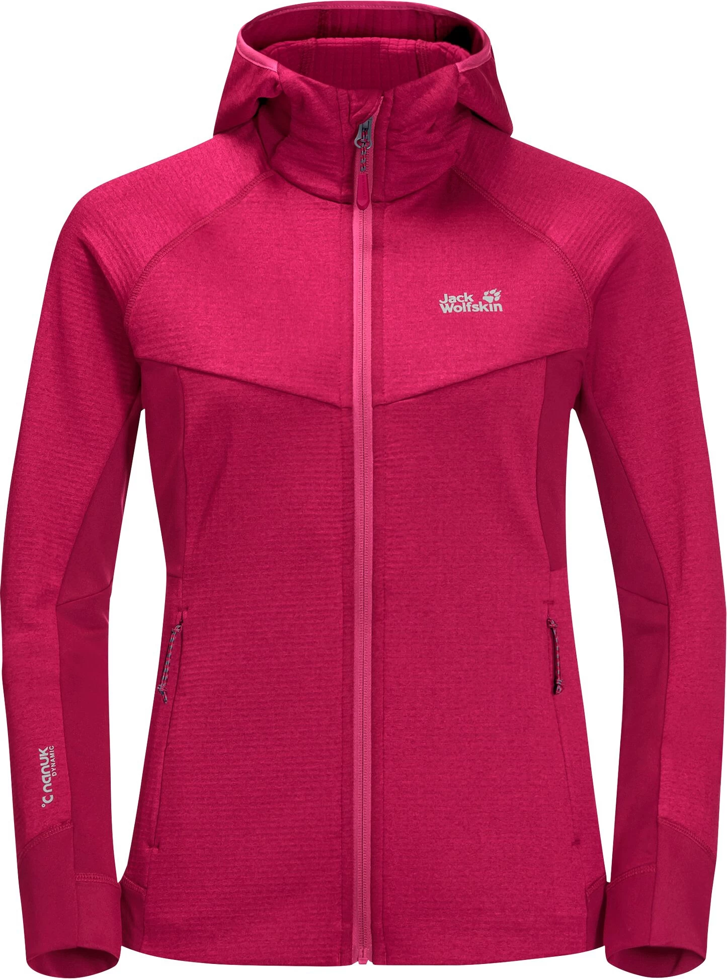 Jack Wolfskin Hydro Grid Fleece Jas Dames, Roze 3 Jack Wolfskin Hydro Grid Fleece Jas Dames, Roze