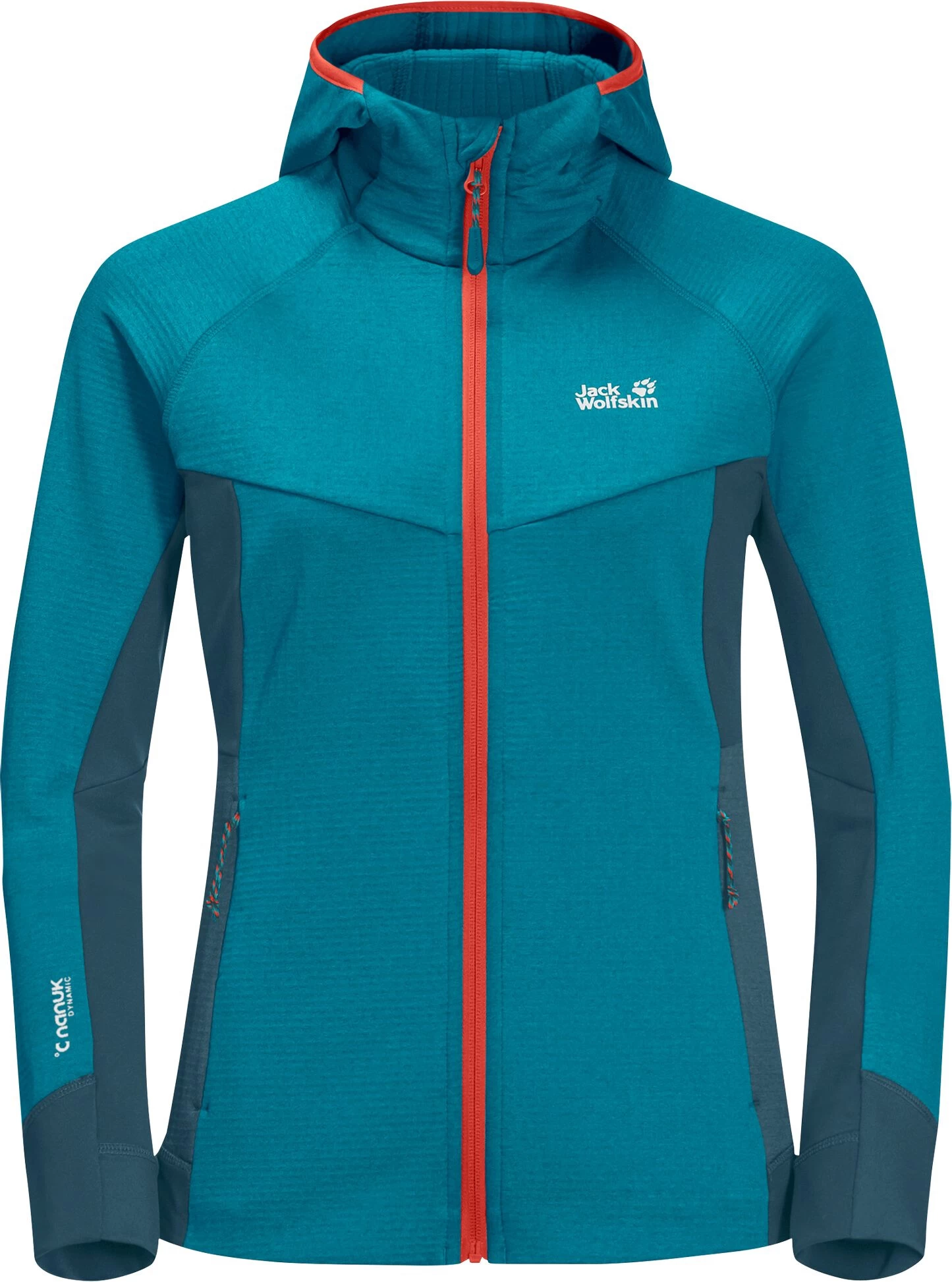 Jack Wolfskin Hydro Grid Fleece Jas Dames, Blauw 3 Jack Wolfskin Hydro Grid Fleece Jas Dames, Blauw