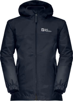 Jack Wolfskin Iceland 3in1 Jas Meisjes, Blauw