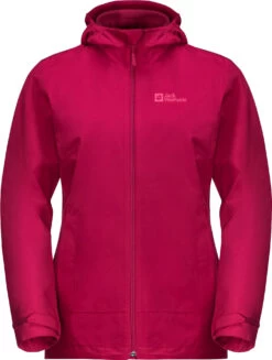 Jack Wolfskin Moonrise 3in1 Jas Dames, Roze