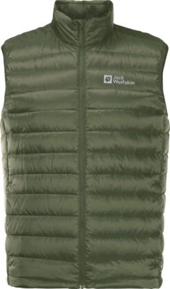 Jack Wolfskin Pack & Go Dons Vest Heren, Groen
