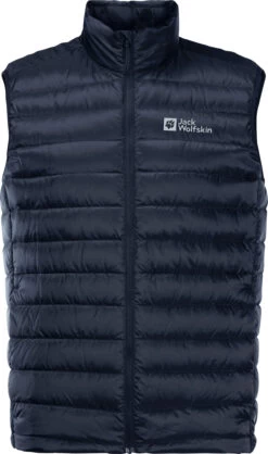 Jack Wolfskin Pack & Go Dons Vest Heren, Blauw