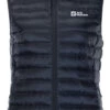 Jack Wolfskin Pack & Go Dons Vest Dames, Blauw -Winter Mode Winkel jack wolfskin pack go down vest women night blue 1