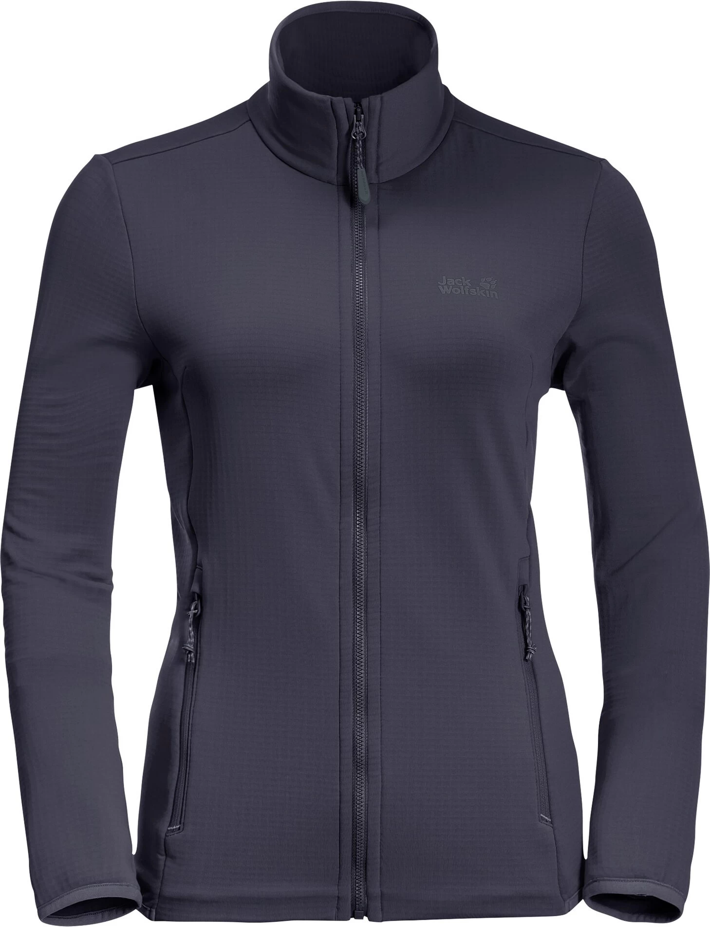 Jack Wolfskin Peak Grid Fleece Jas Dames, Grijs 3 Jack Wolfskin Peak Grid Fleece Jas Dames, Grijs