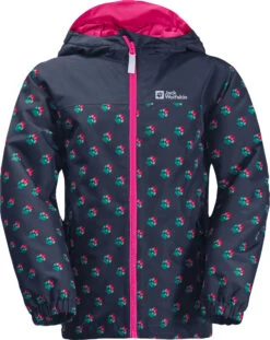 Jack Wolfskin Rainbow Paw Jas Kinderen, Blauw