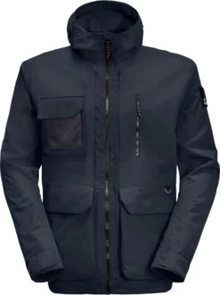 Jack Wolfskin Rebel Jas Heren, Blauw