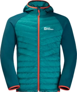 Jack Wolfskin Routeburn Pro Hybride Jas Heren, Petrol