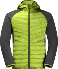 Jack Wolfskin Routeburn Pro Hybride Jas Heren, Groen/grijs