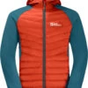 Jack Wolfskin Routeburn Pro Hybride Jas Heren, Oranje/blauw