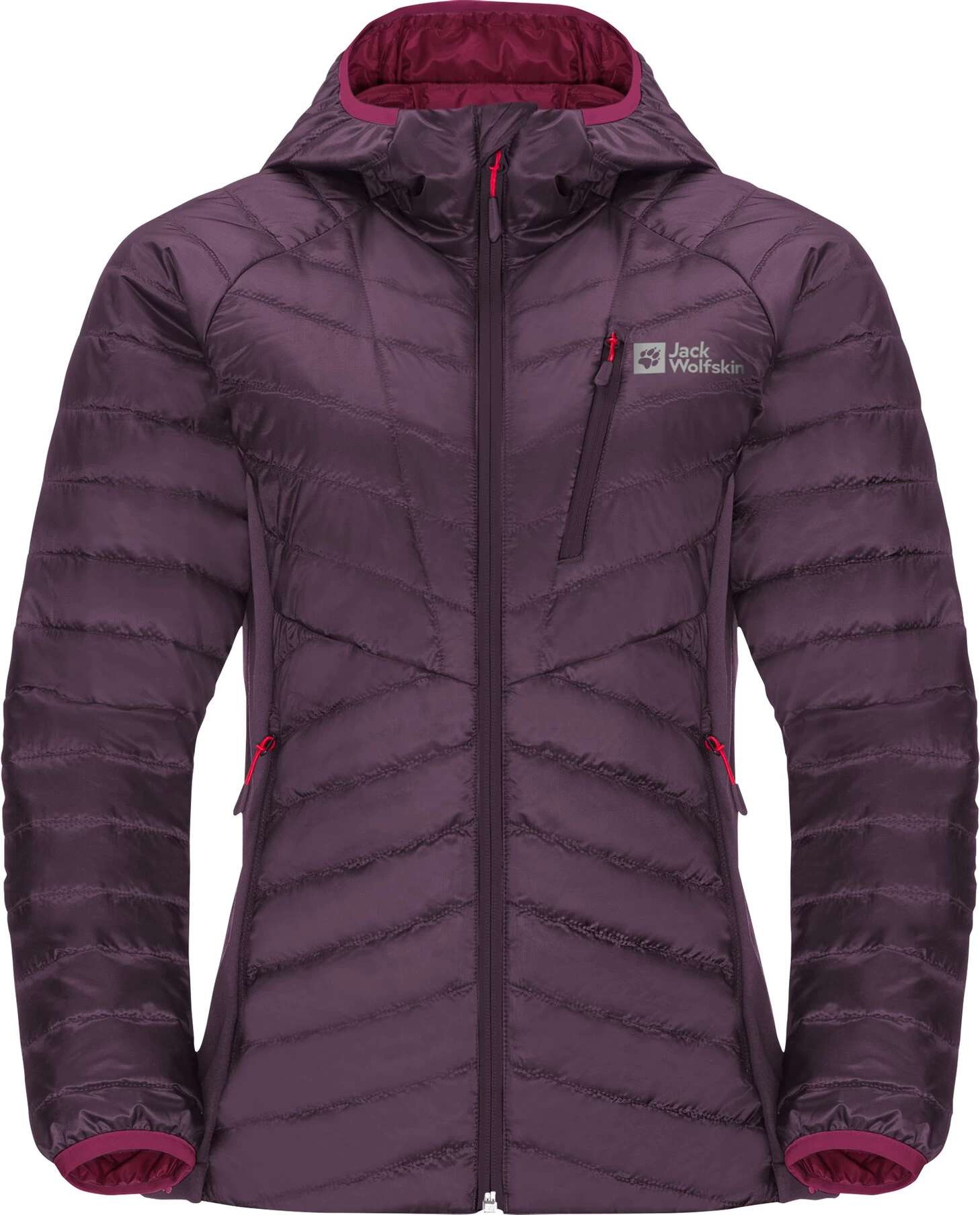 Jack Wolfskin Routeburn Pro Geïsoleerde Jas Dames, Violet 3 Jack Wolfskin Routeburn Pro Geïsoleerde Jas Dames, Violet