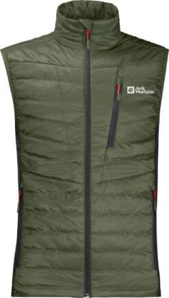 Jack Wolfskin Routeburn Pro Geïsoleerd Vest Heren, Groen