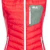 Jack Wolfskin Routeburn Vest Dames, Rood 1 Jack Wolfskin Routeburn Vest Dames, Rood -Winter Mode Winkel jack wolfskin routeburn vest women tulip red 1