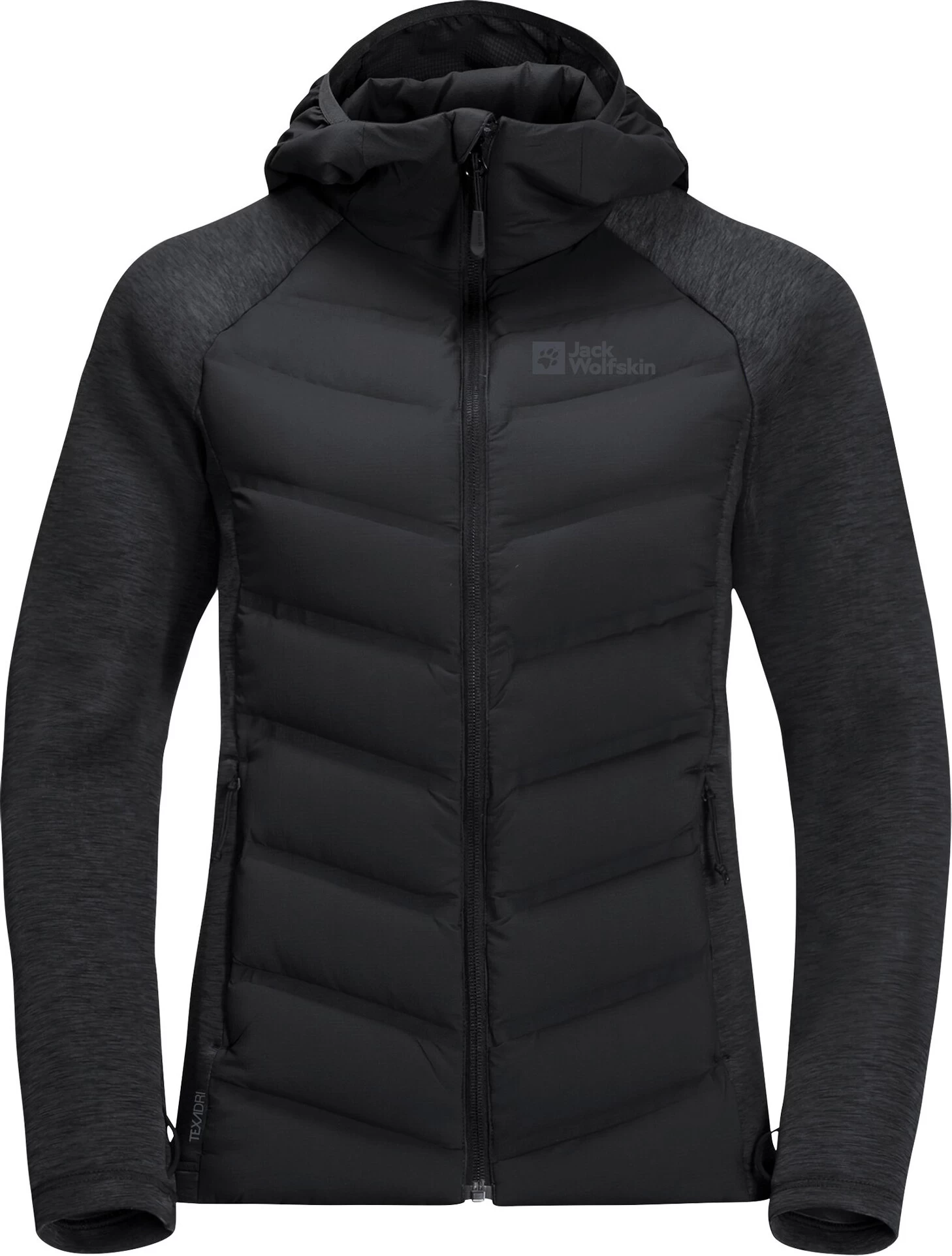 Jack Wolfskin Tasman Down Hybride Dames, Zwart 3 Jack Wolfskin Tasman Down Hybride Dames, Zwart