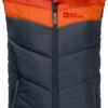Jack Wolfskin Three Hills Vest Kinderen, Blauw/oranje