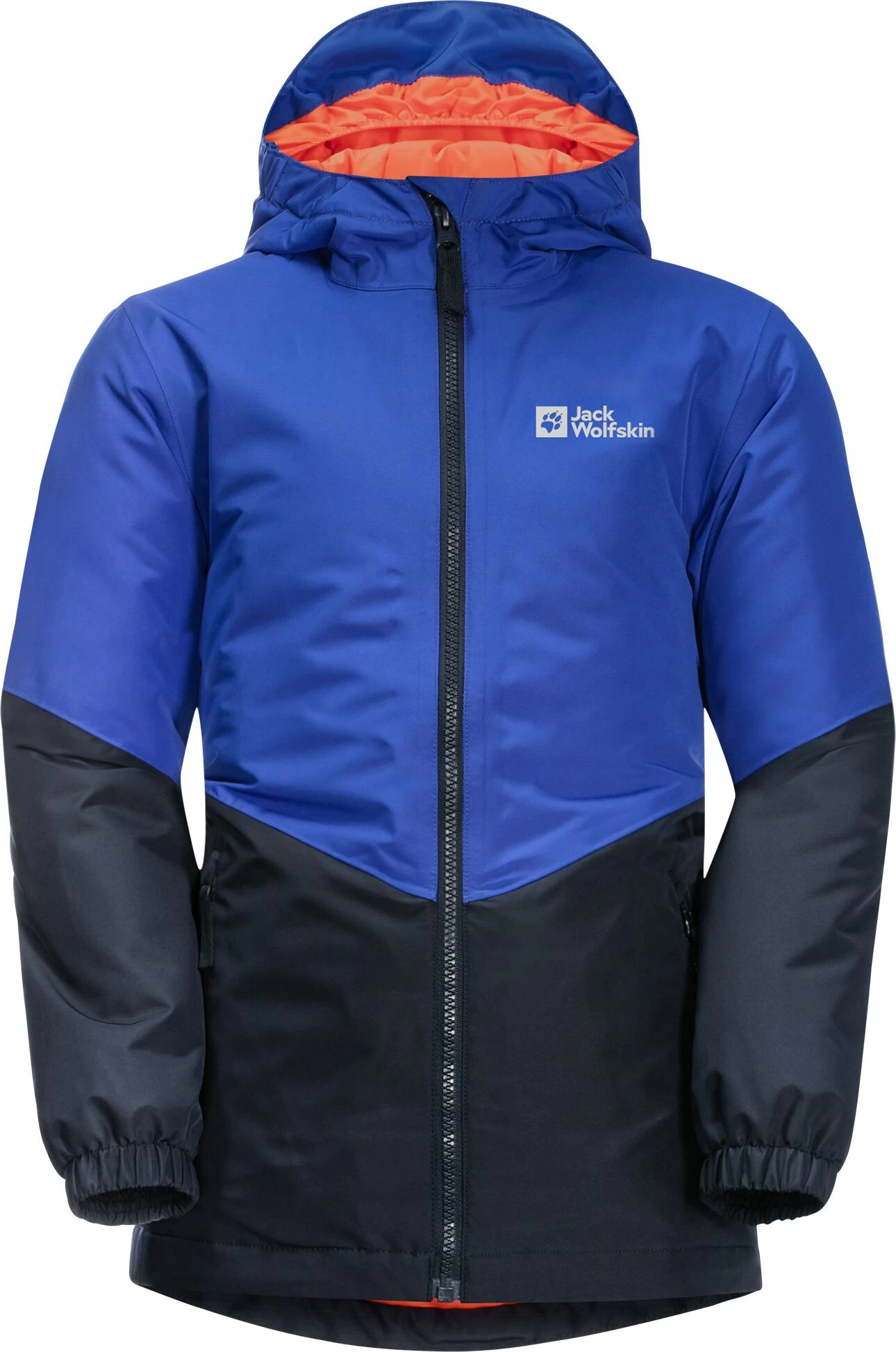 Jack Wolfskin Trios Jas Kinderen, Blauw 3 Jack Wolfskin Trios Jas Kinderen, Blauw